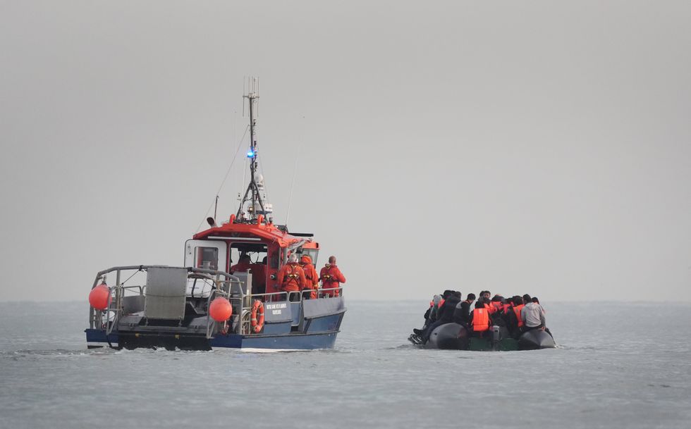Migrant dinghy