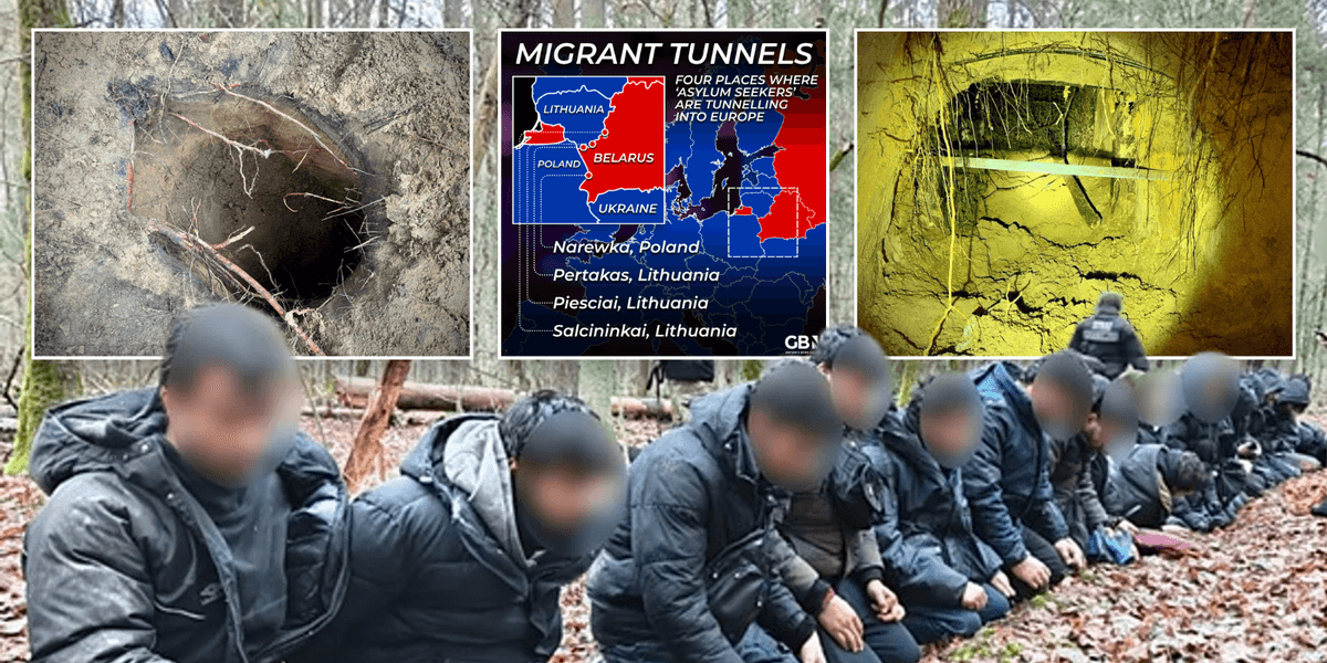 Revealed: Four places where illegal migrants are secretly invading Europe through covert tunnels