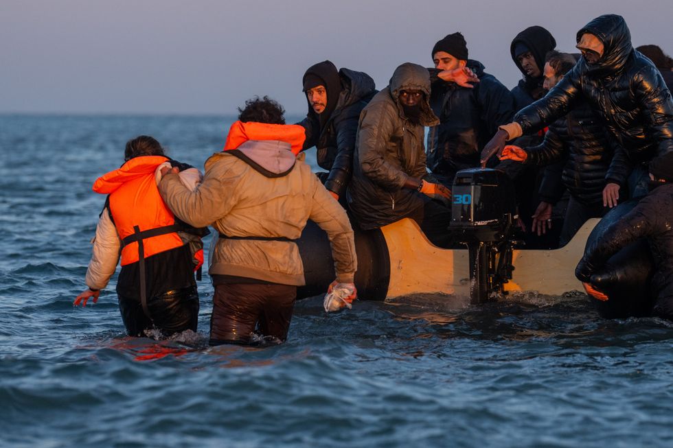 migrant woman