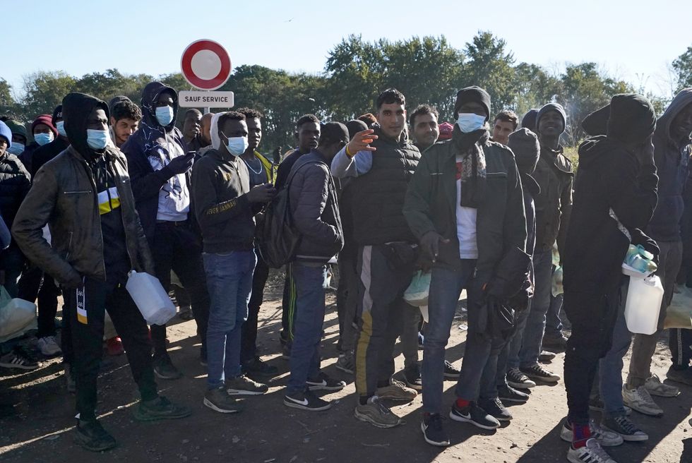Migrants in Calais