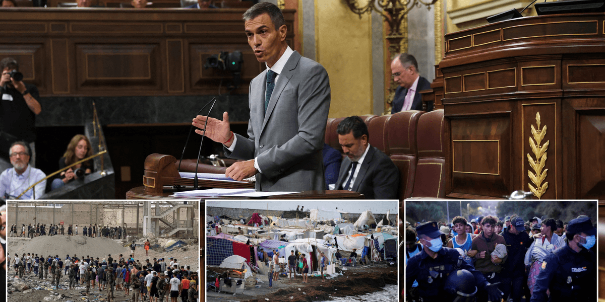 Spain preparing to house up to 10,000 migrants in Ceuta after admitting crisis may last for MONTHS