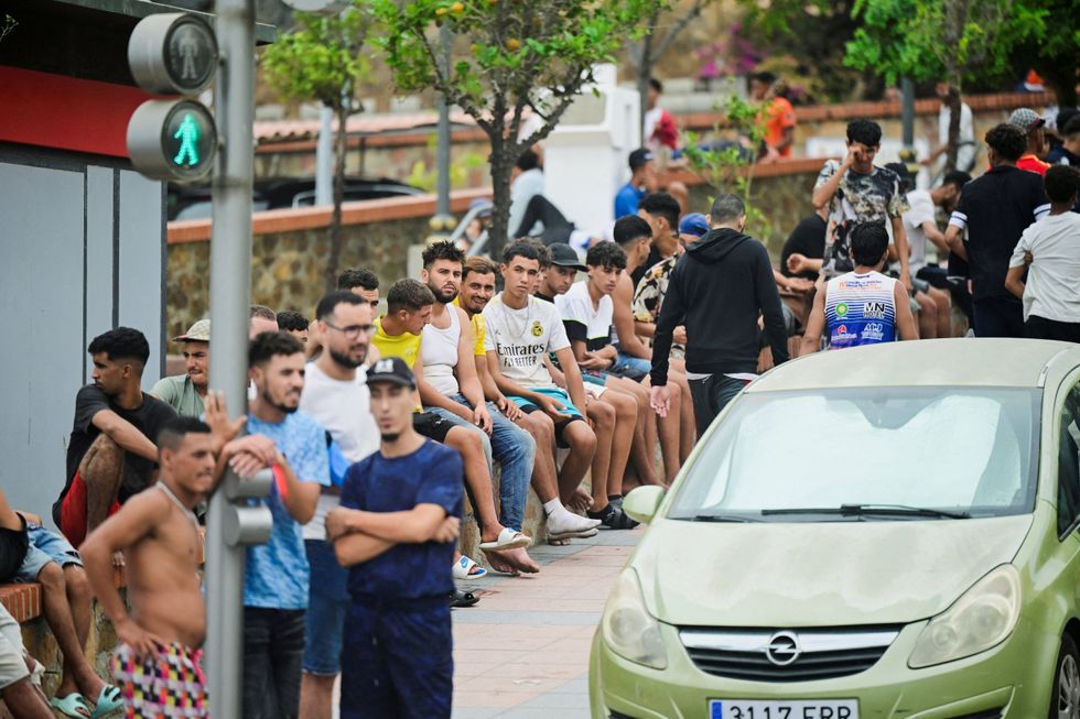 Migrants in Ceuta
