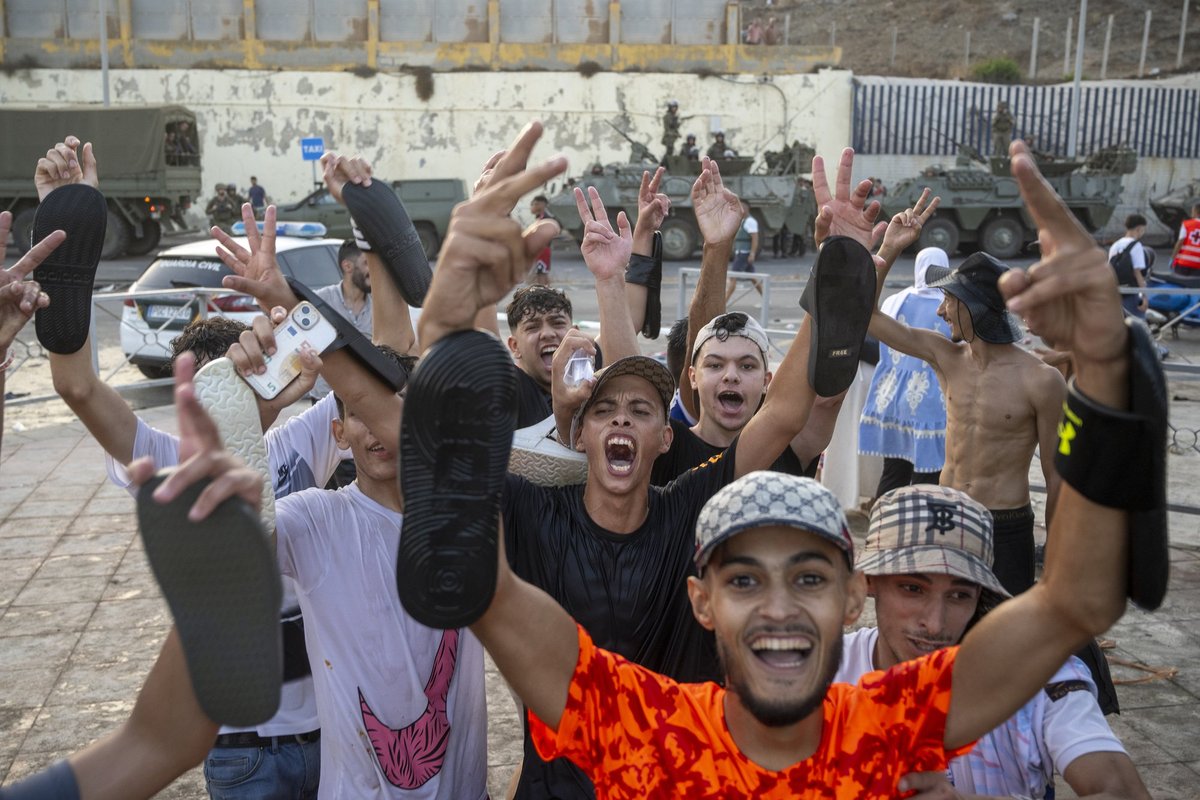 Migrants in Ceuta