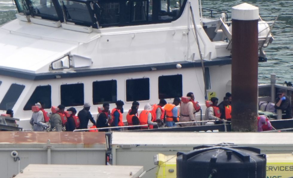 Migrants in Dover