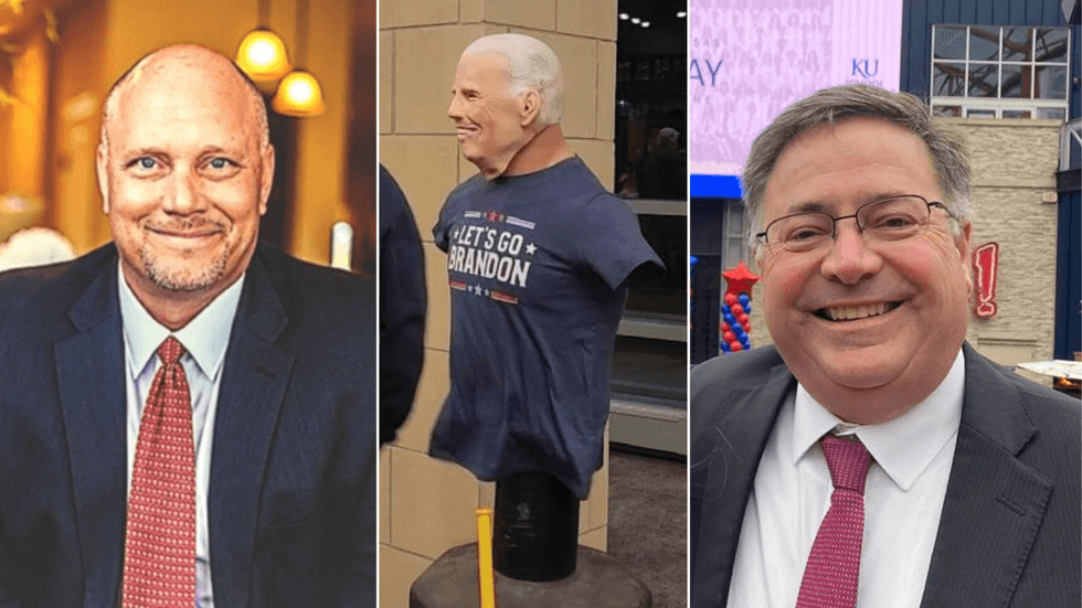 Mike Brown, Biden effigy, Mike Kuckelman