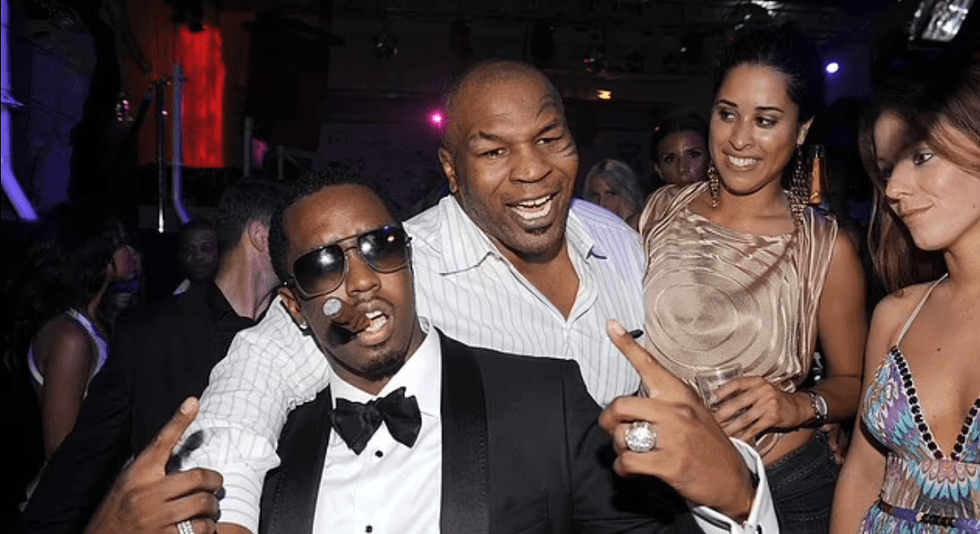 Mike Tyson and Sean Combs
