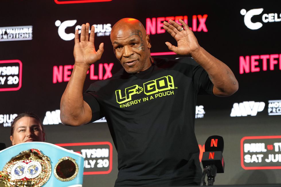 Mike Tyson was forced to pull out due to an ulcer flare-up