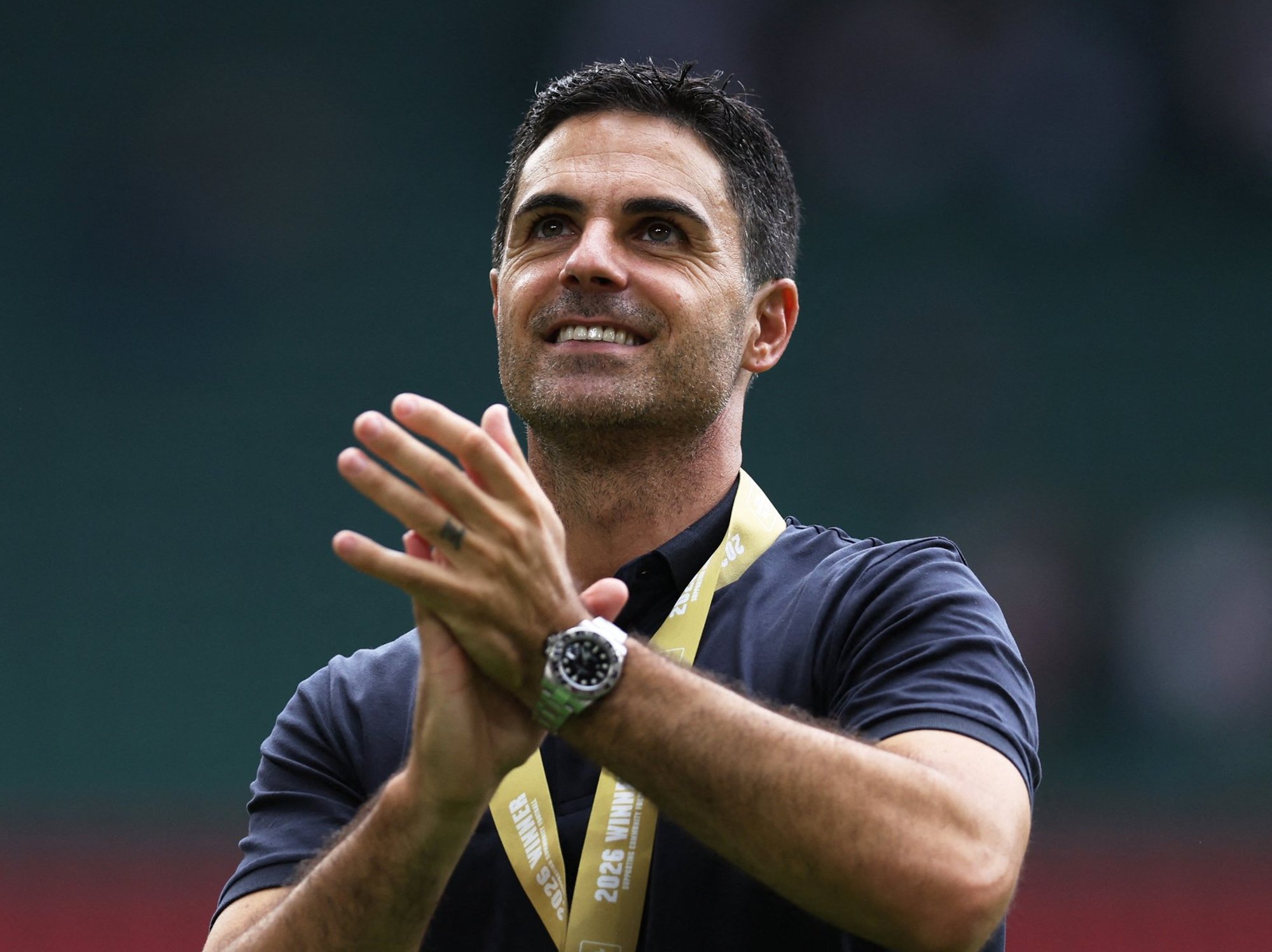 Mikel Arteta hailed his new signing Christos Tzolis' performance