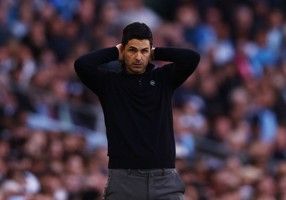 Mikel Arteta has come under fire amid Arsenal's spectacular collapse