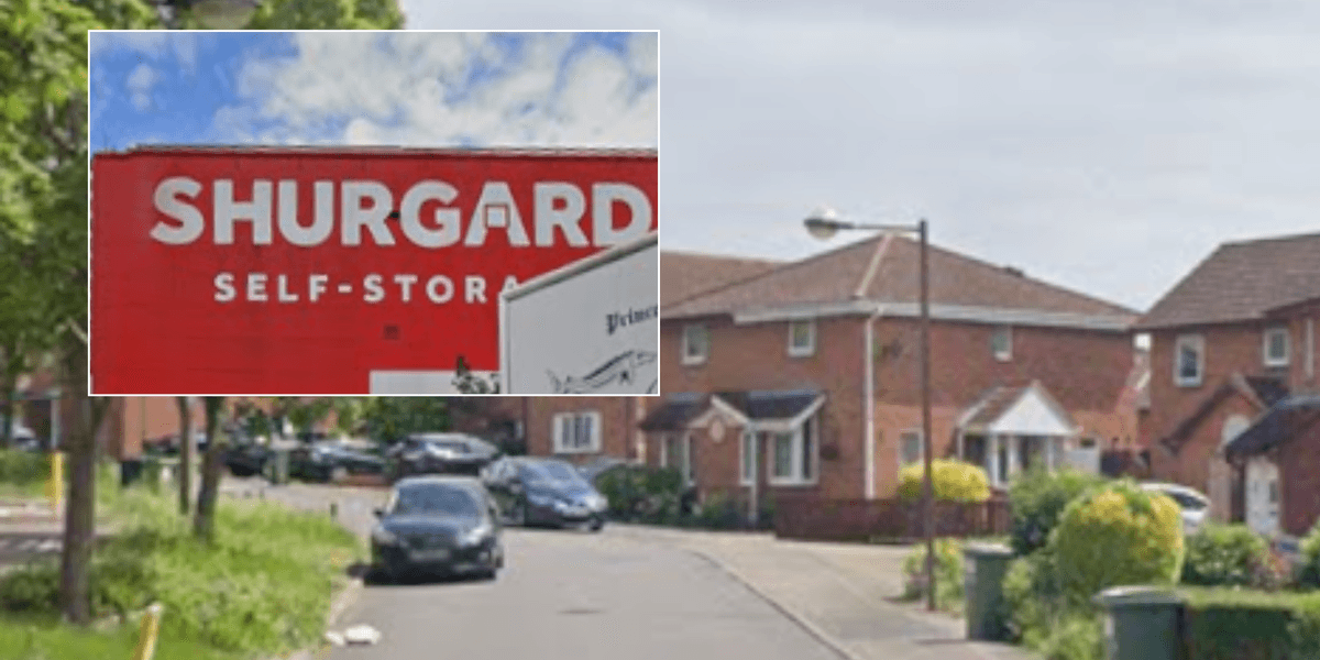 Neighbours urge for 'red monstrosity' storage unit to be torn down