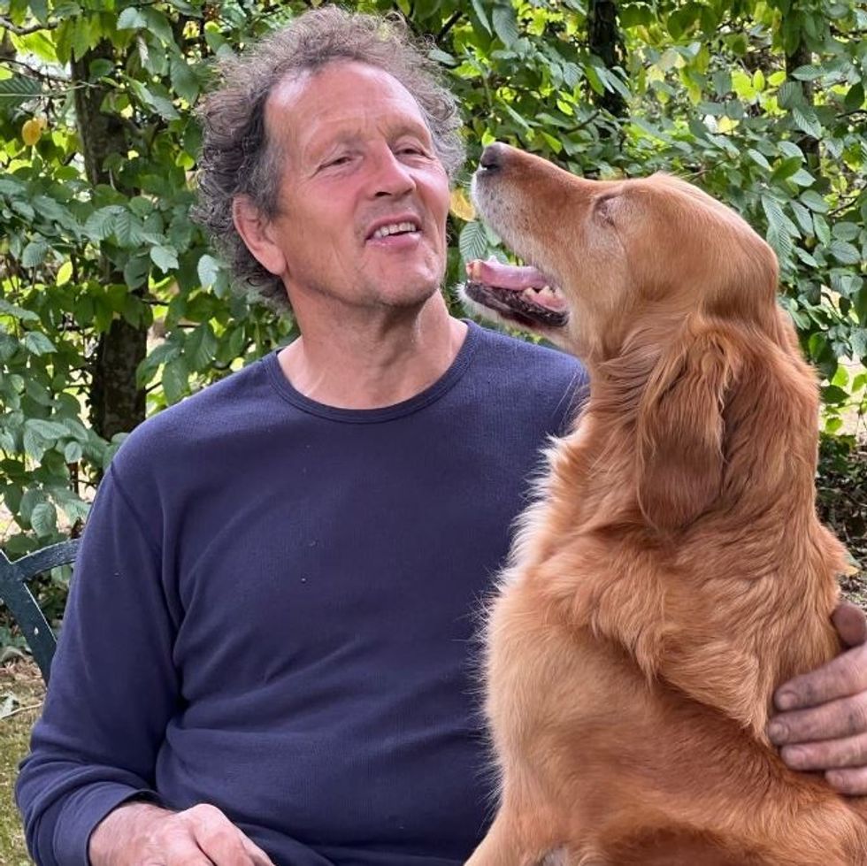 Monty Don and his late dog Nell