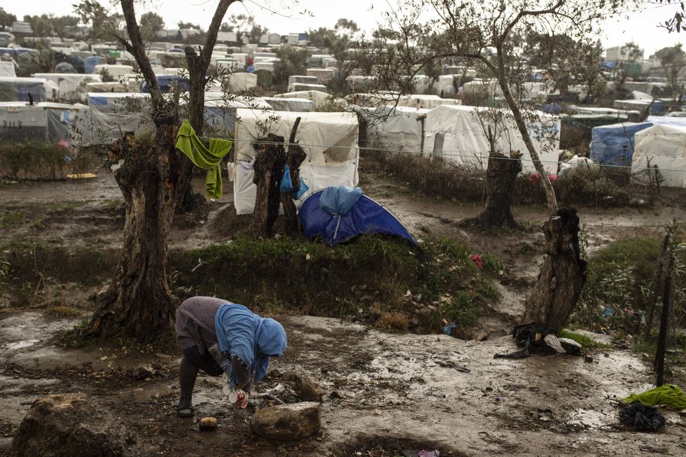 Moria camp in 2020