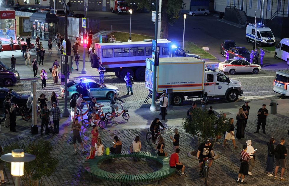 Moscow restaurant explosion