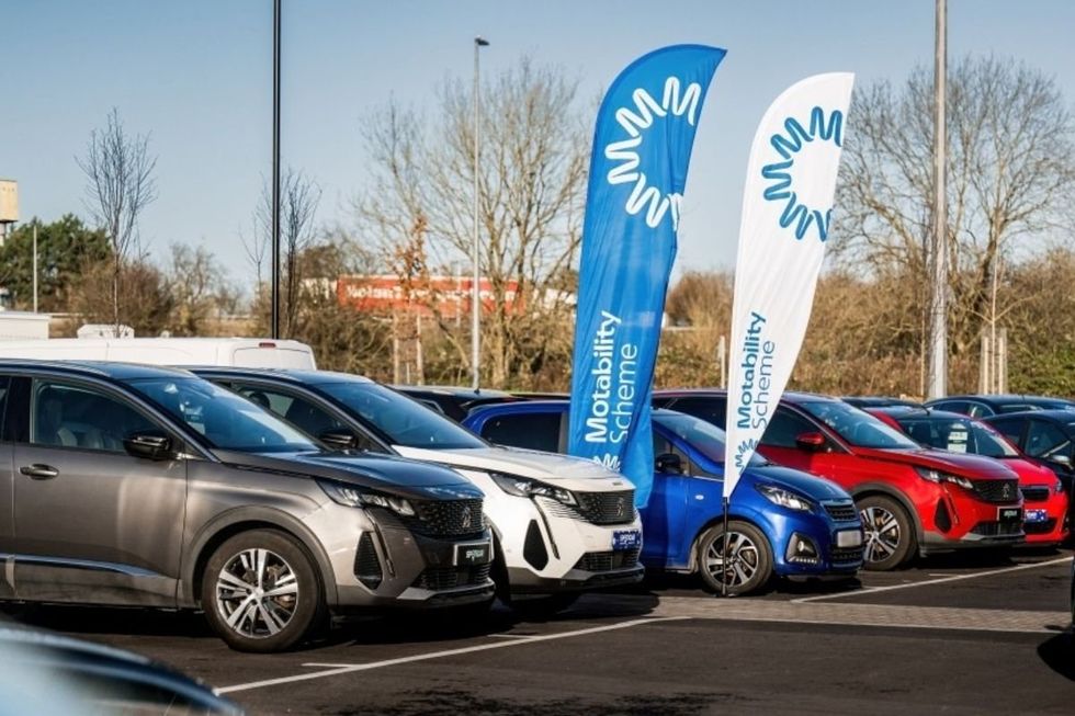 Motability scheme car dealership