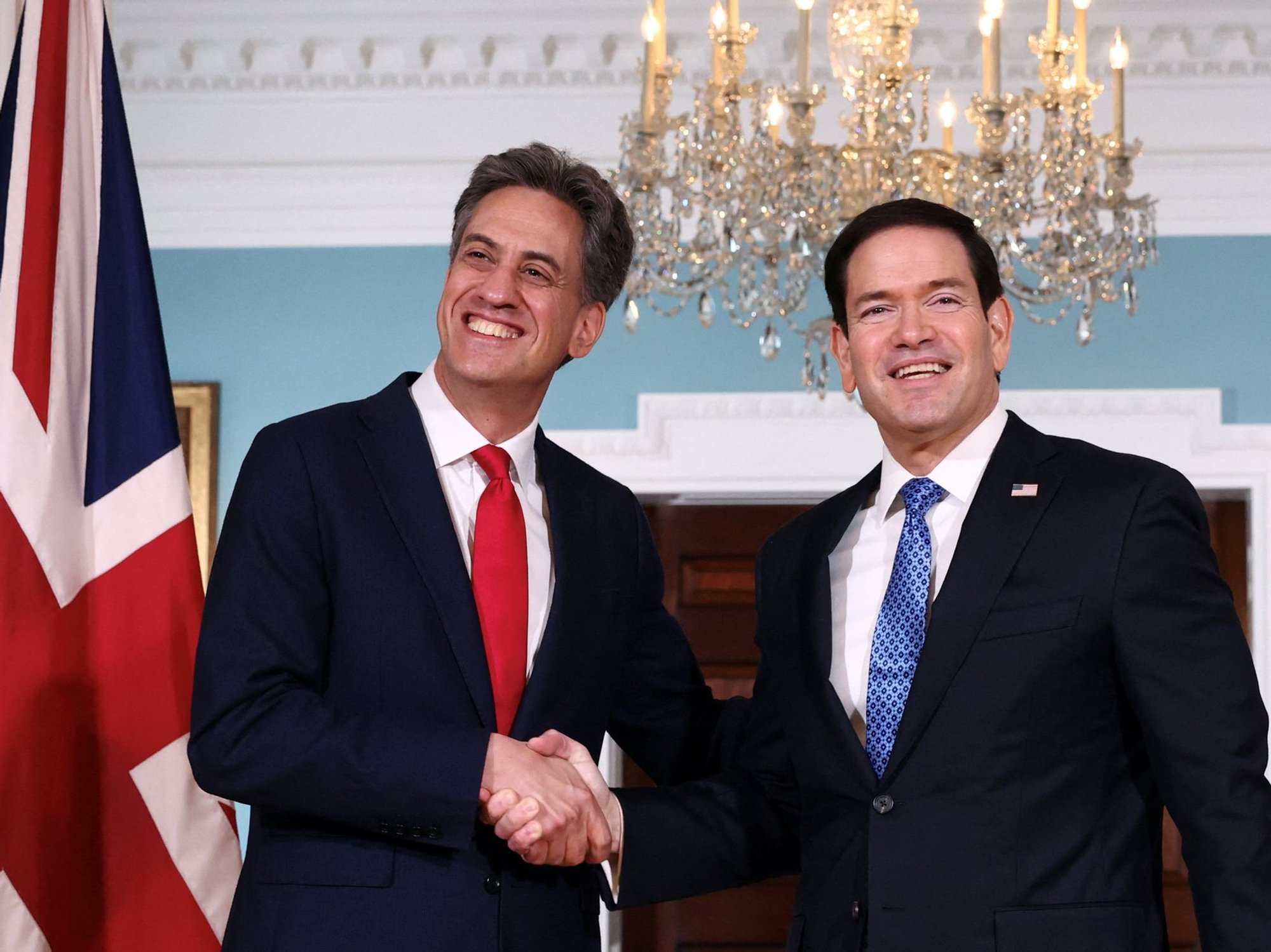 Mr Miliband and Mr Rubio