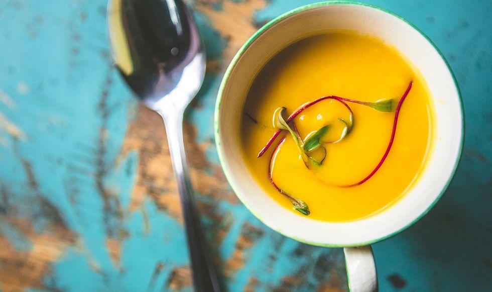 Mug of soup