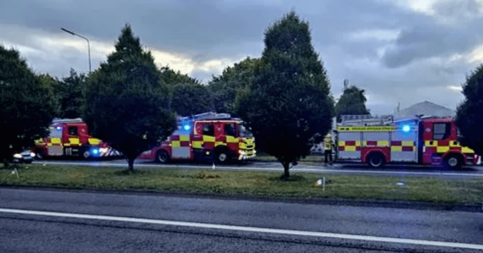 Multiple units of the Dublin Fire Brigade were called out after a blaze broke out