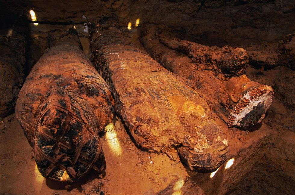 Mummified human remains