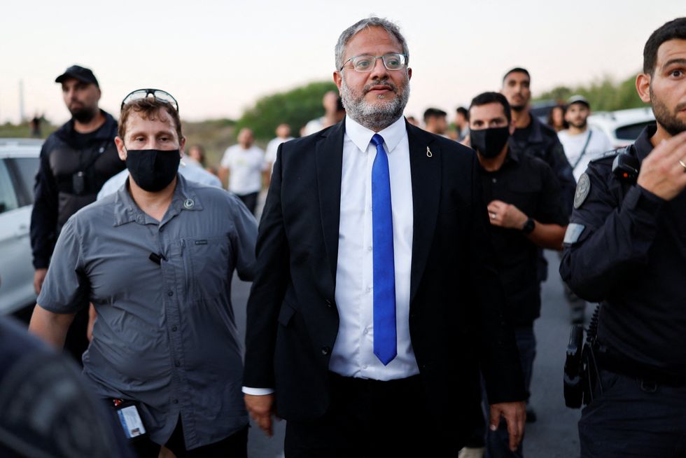 National Security Minister Itamar Ben Gvir