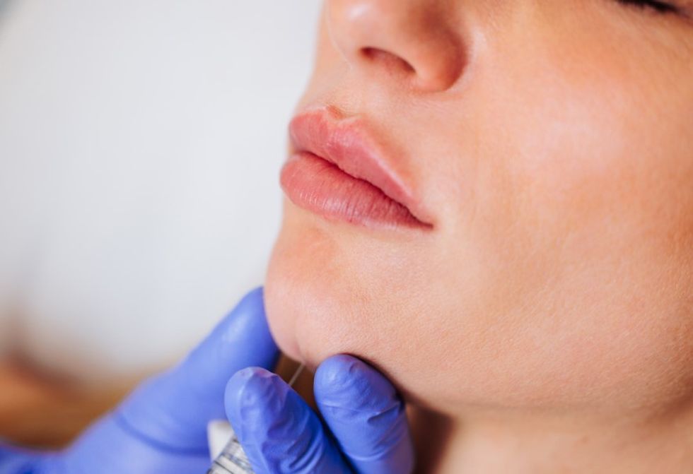 natural lips stock 