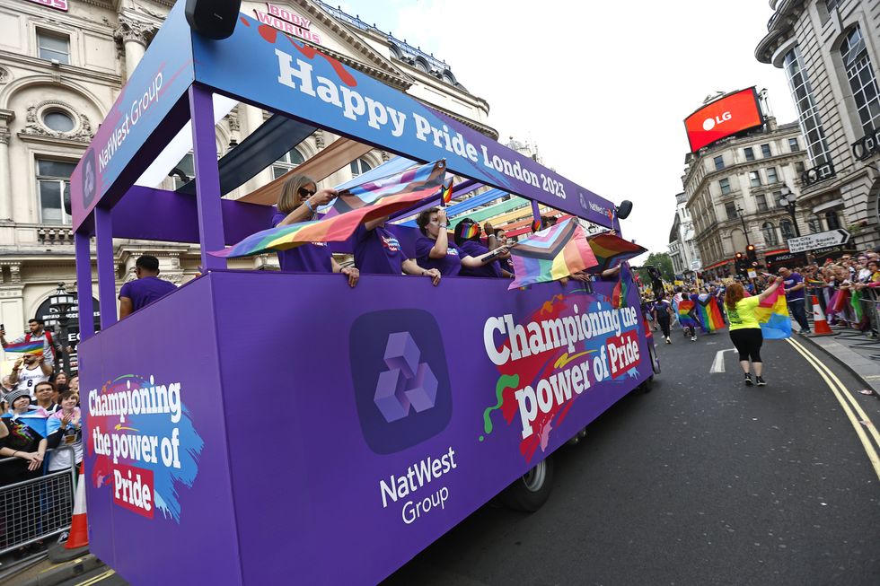 Natwest bank pride float