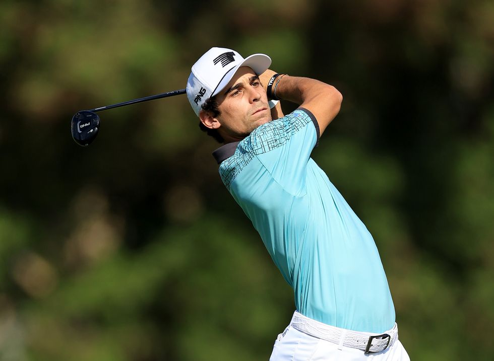 Neimann said he 'couldn't resist' but throw his club away