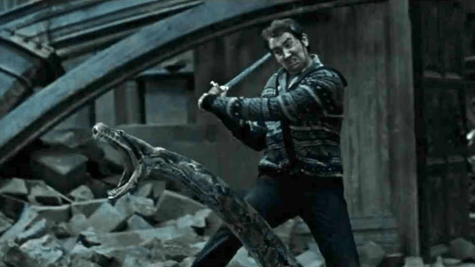 Neville Longbottom with sword