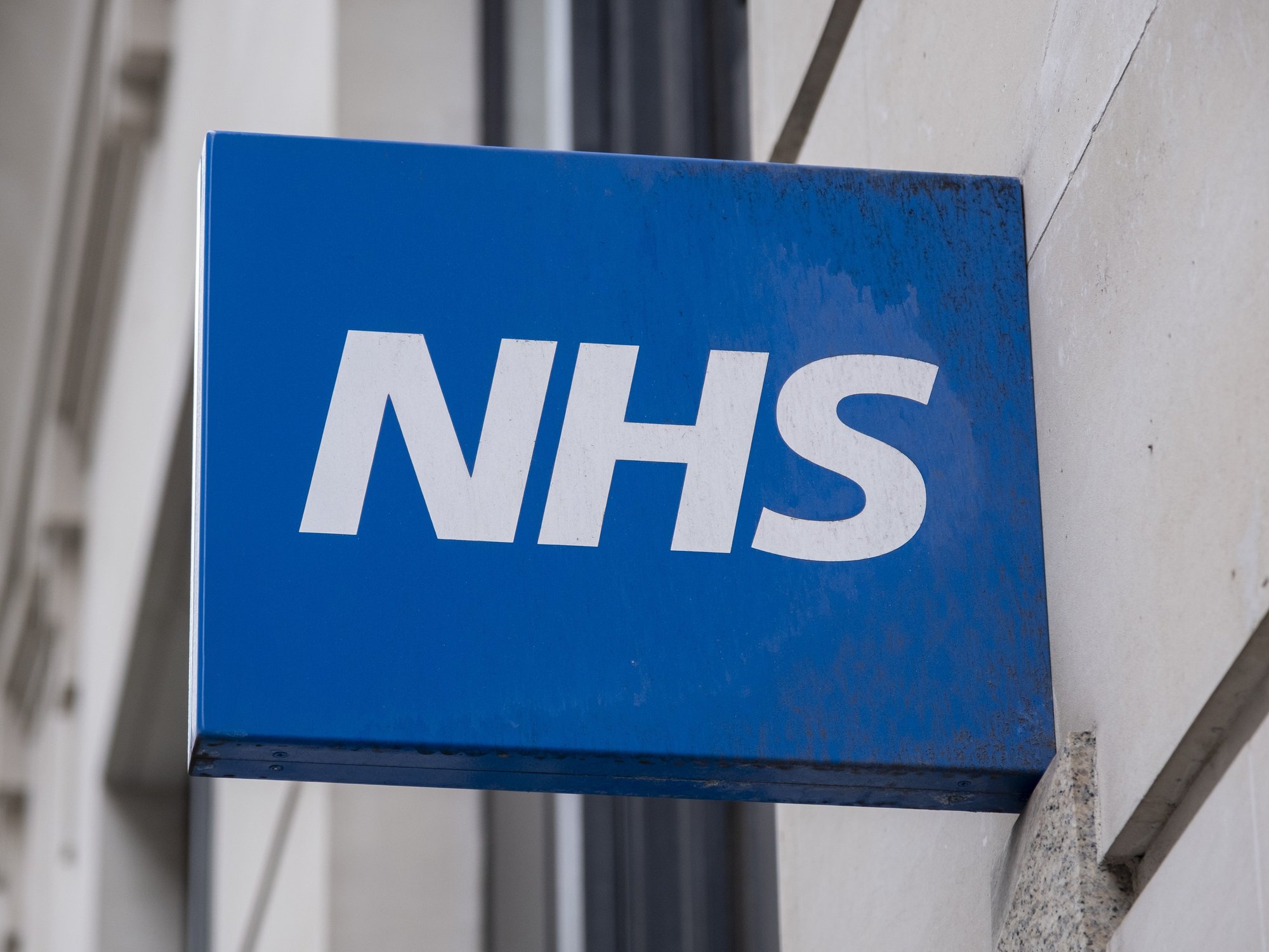 NHS sign