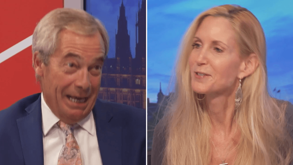 Nigel Farage and Ann Coulter