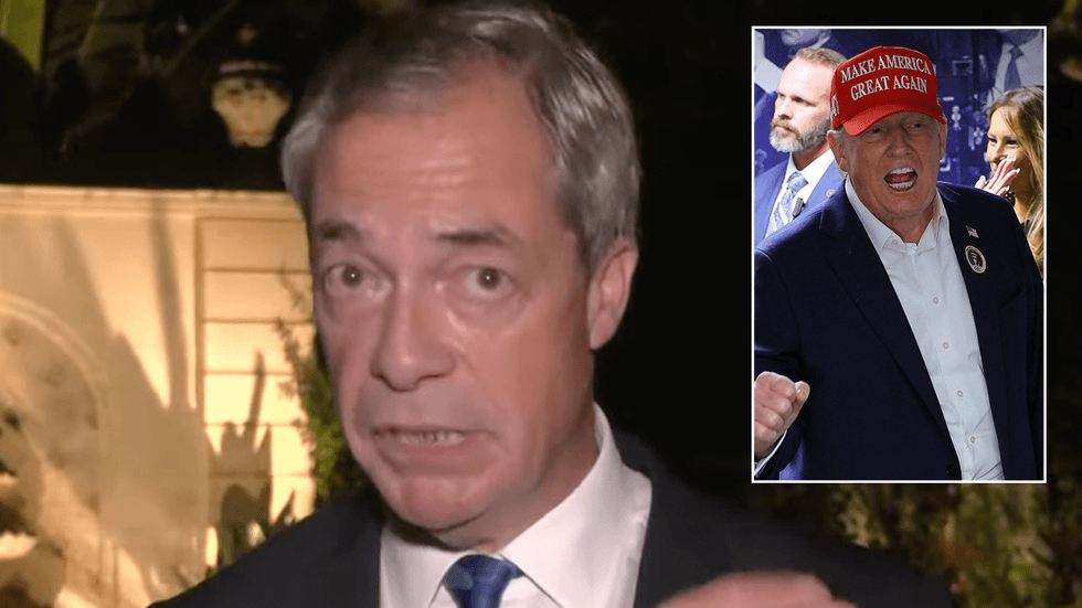 Nigel Farage and Donald Trump