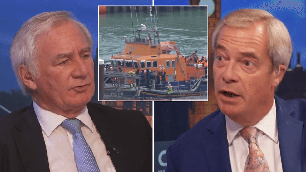 Nigel Farage and Geoff Hoon
