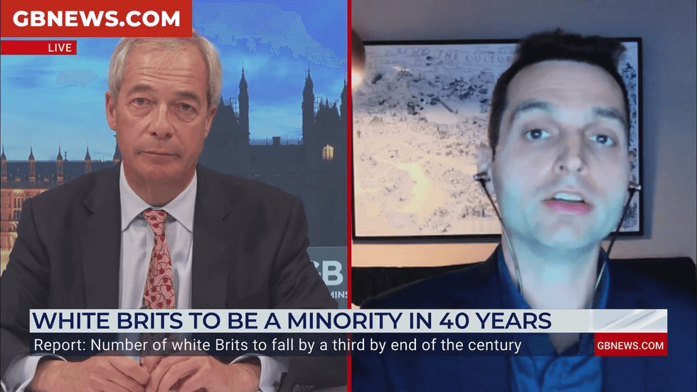 Nigel Farage and Konstantin Kisin