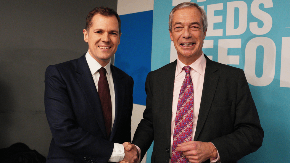 Nigel Farage and Robert Jenrick