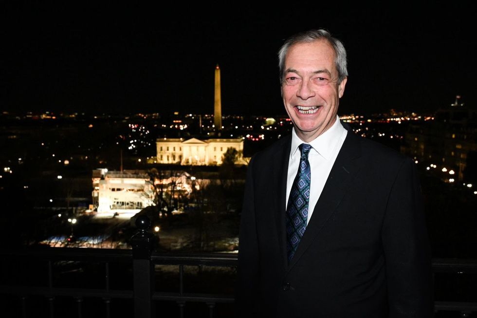 Nigel Farage in Washington DC