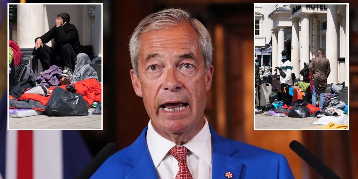 Nigel Farage says PM's rough-sleeping plan tells migrants 'everything is free if you come by boat'