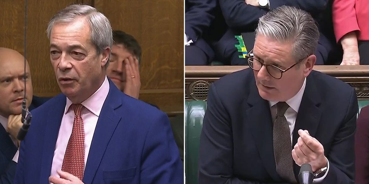 Reform UK posing 'genuine threat' to Labour after Keir Starmer's PMQs jibe at Nigel Farage