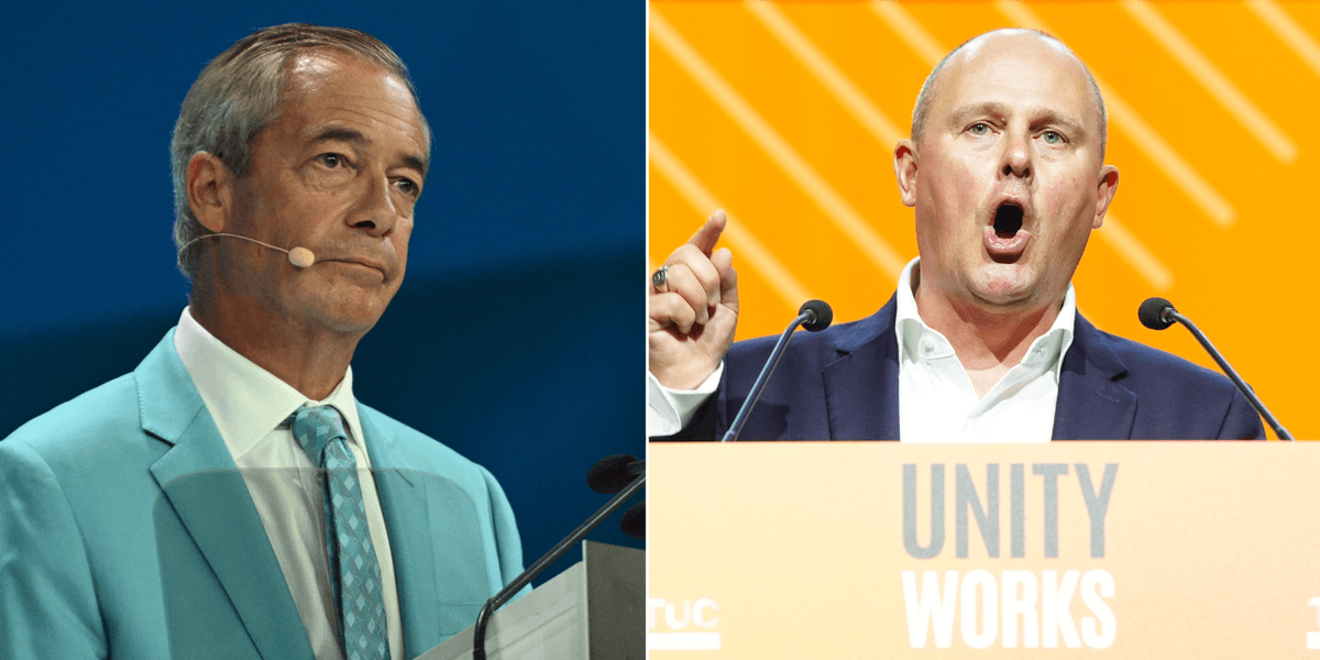 Trade union baron links Nigel Farage to 'US white supremacists'