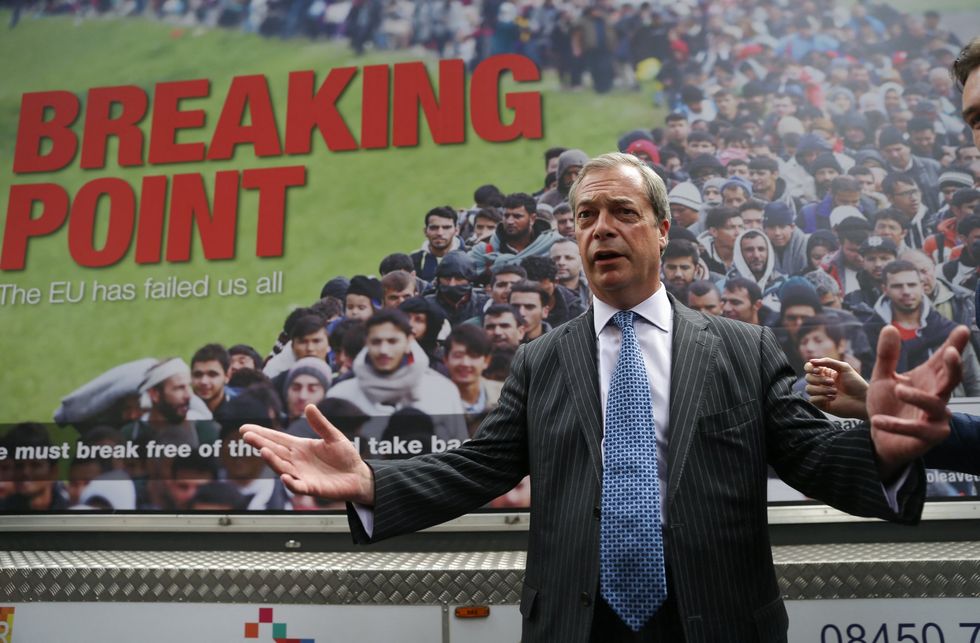 Nigel Farage's Breaking Point poster sparked controversy