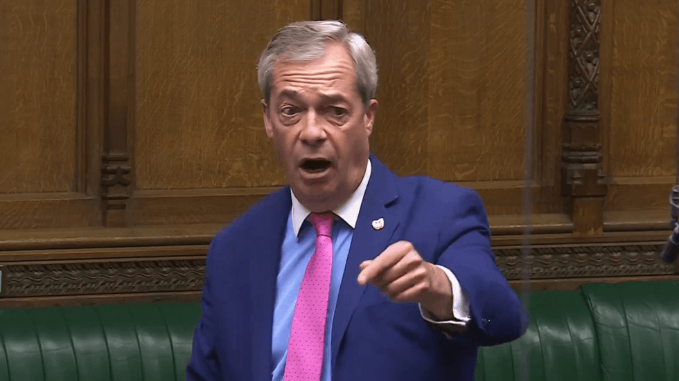 Nigel Farage tells MPs to 'grow up'