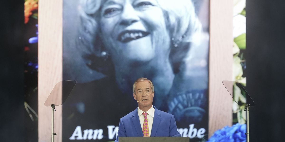 Nigel Farage leads tributes to Ann Widdecombe at Reform party conference: ‘Someone is missing’