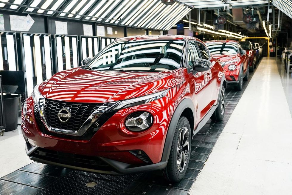 Nissan's production line in Sunderland