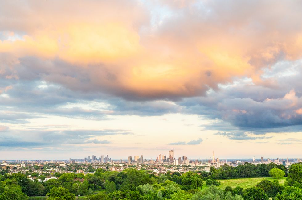 North London skyline