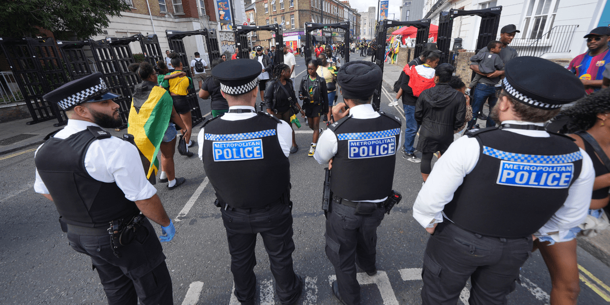 Notting Hill Carnival police arrest 169 after knife assaults and drug offences