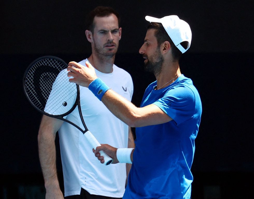 Novak Djokovic and Andy Murray
