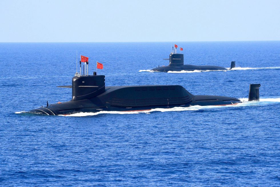 Nuclear powered submarine