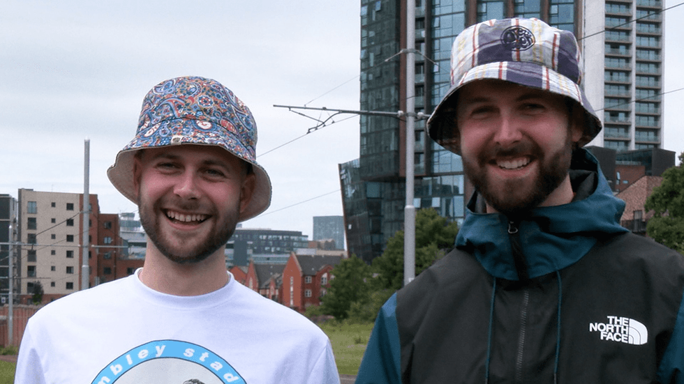 Oasis superfans, Connor and Josh Smith