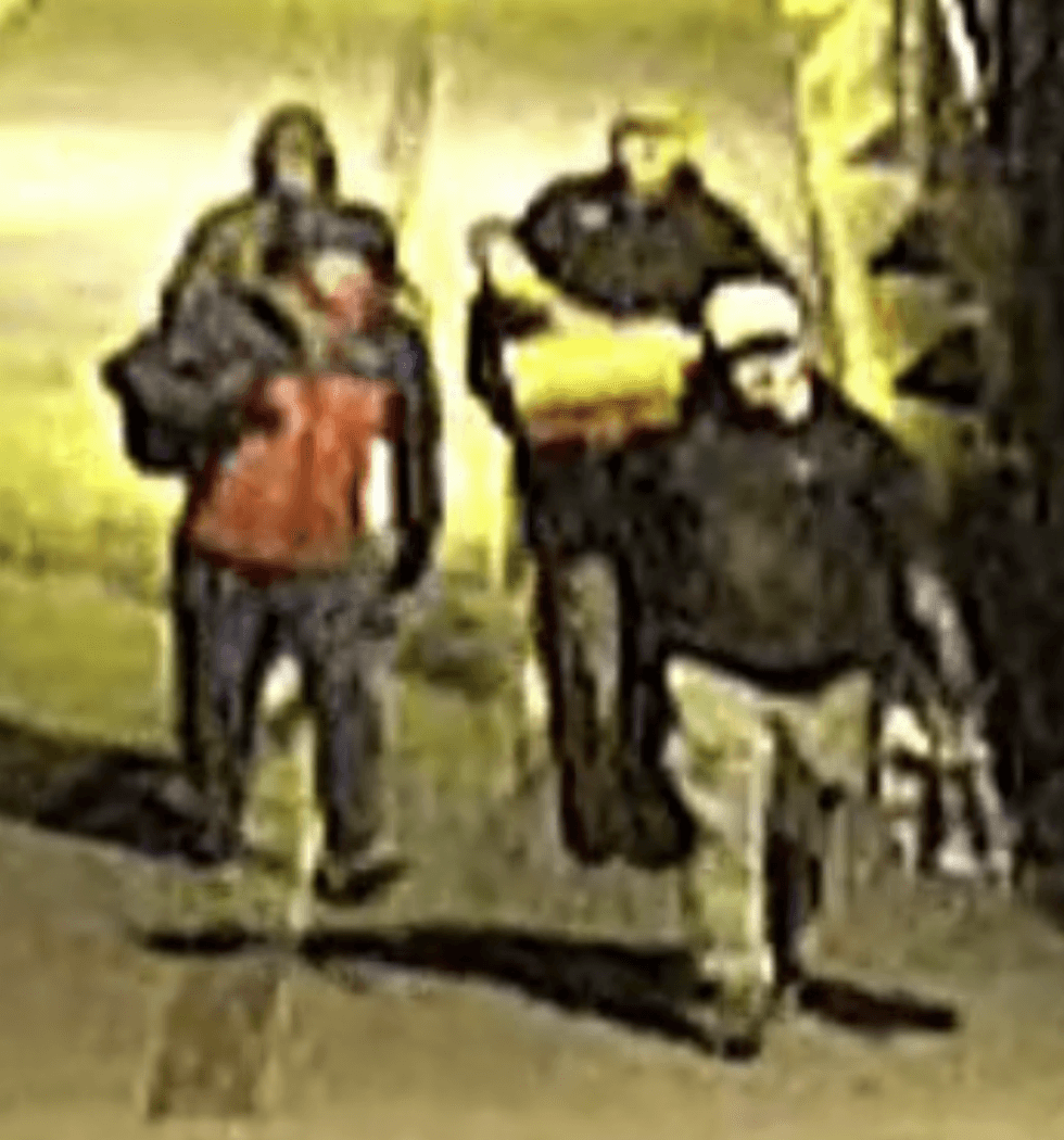Officers want to speak to four men