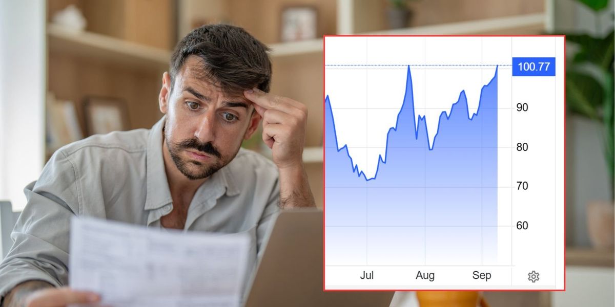 Oil rises above $100 a barrel for first time since July as fears grow over another 'inflationary spiral'
