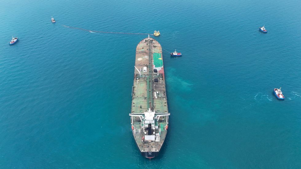 Oil tanker in Iran