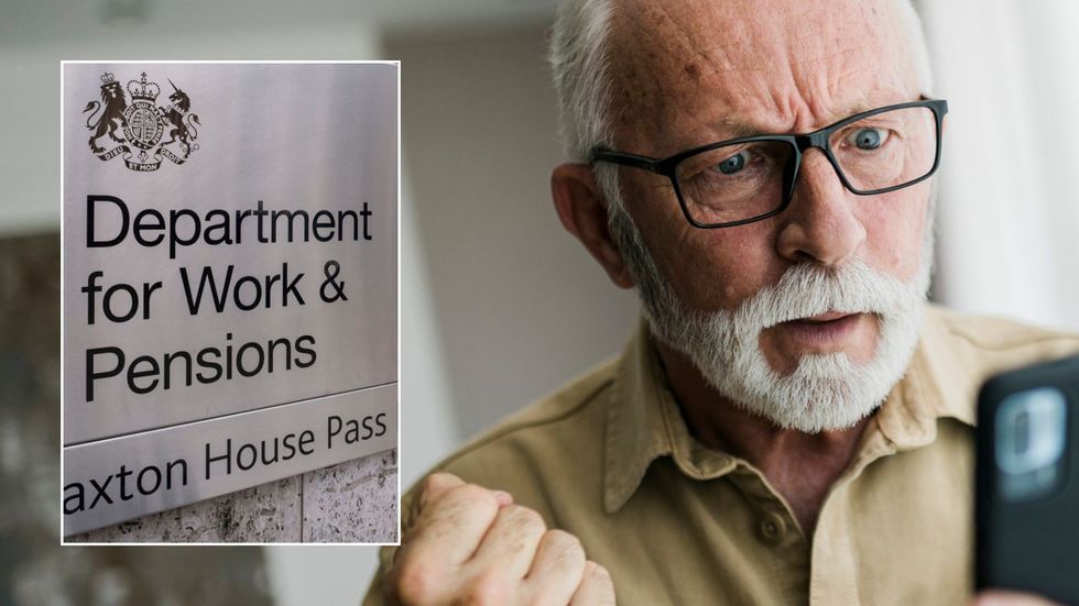 Older man and DWP